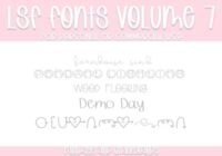 LSF Volume 7 Font - Featured Image
