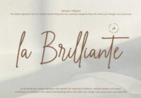 La Brilliante Font - Featured Image