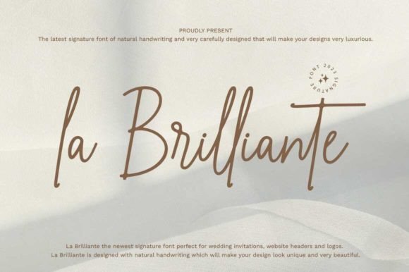 La Brilliante Font - Featured Image