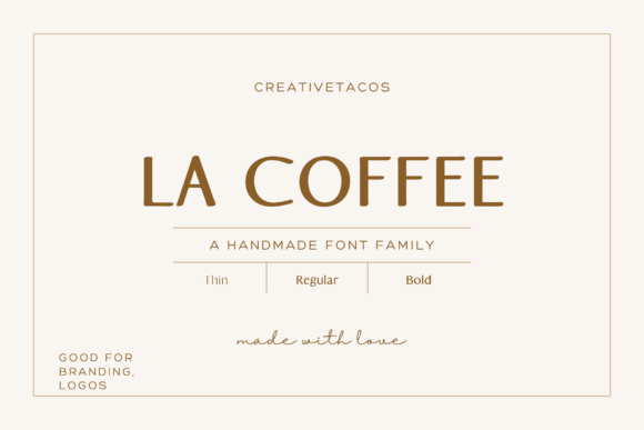 La Coffee Font - Featured Image