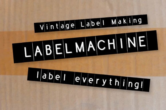 Label Machine Font - Featured Image
