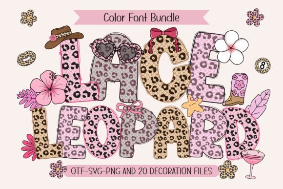 Lace Leopard Font - Featured Image