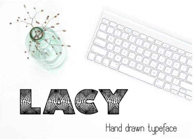 Lacy Font - Featured Image