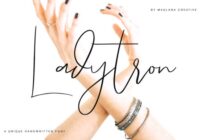Ladytron Script Font - Featured Image