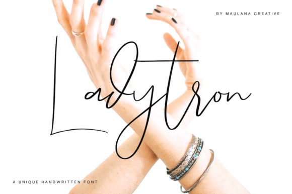Ladytron Script Font - Featured Image