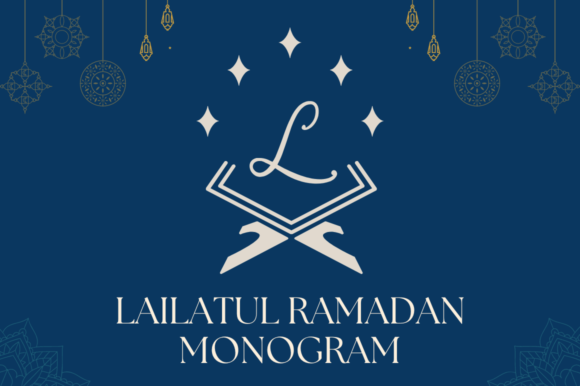 Lailatul Ramadan Monogram Font - Featured Image