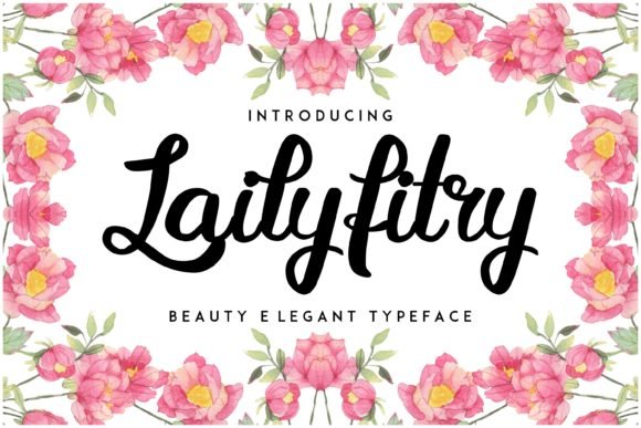Lailyfitry Font - Featured Image