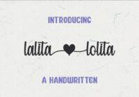 Lalita Lolita Font - Featured Image
