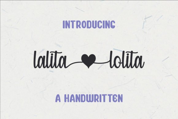 Lalita Lolita Font - Featured Image