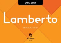 Lamberto Extra Bold Font - Featured Image