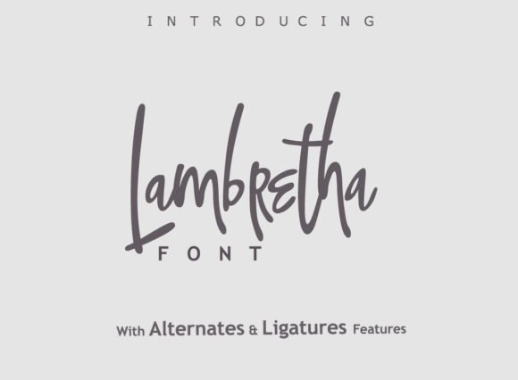 Lambretha Font - Featured Image