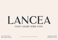 Lancea Font - Featured Image
