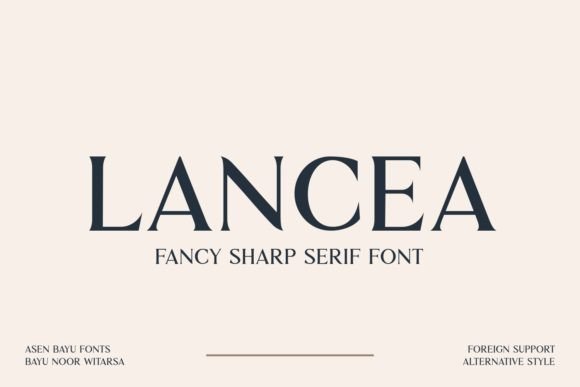 Lancea Font - Featured Image