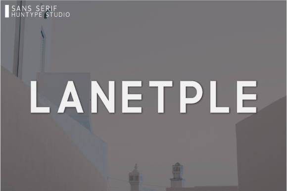 Lanetple Font - Featured Image