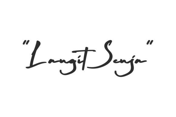 Langit Senja Font - Featured Image