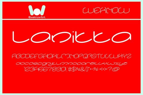 Lanitta Font - Featured Image