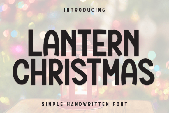 Lantern Christmas Font - Featured Image
