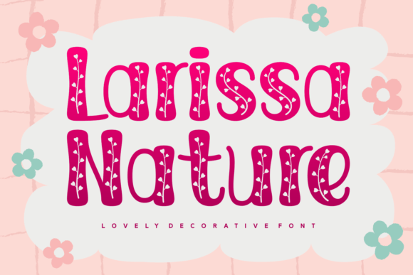 Larissa Nature Font - Featured Image