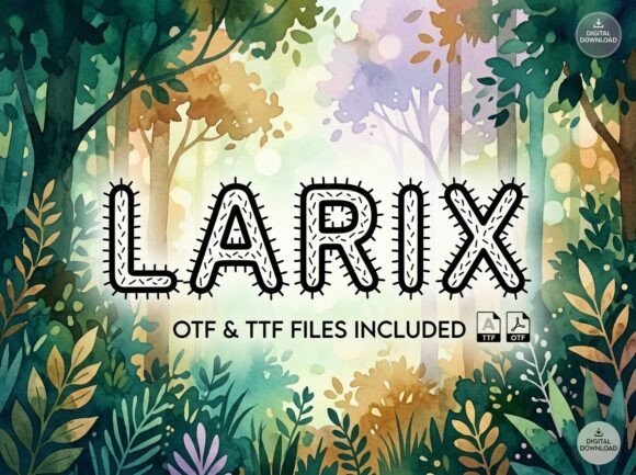 Larix Font - Featured Image