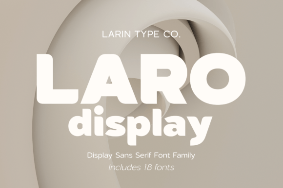 Laro Display Font - Featured Image