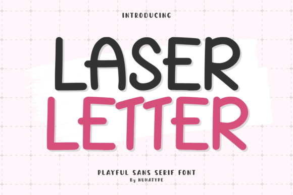 Laser Letter Font - Featured Image