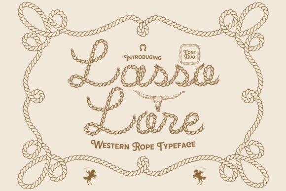 Lasso Lore Font - Featured Image