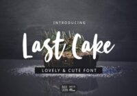 Last Cake Font - Featured Image