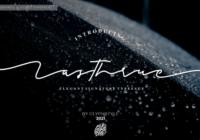 Lasthrue Font - Featured Image