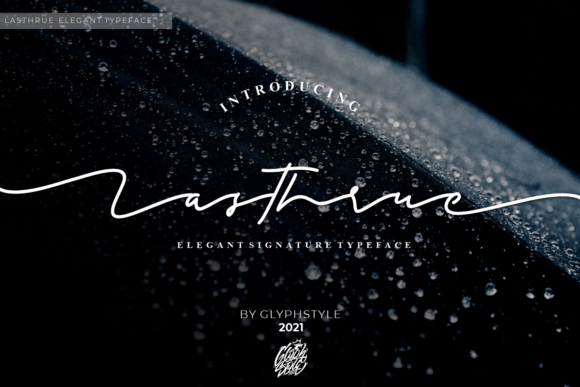Lasthrue Font - Featured Image