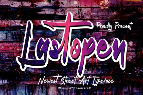 Lastopen Font - Featured Image