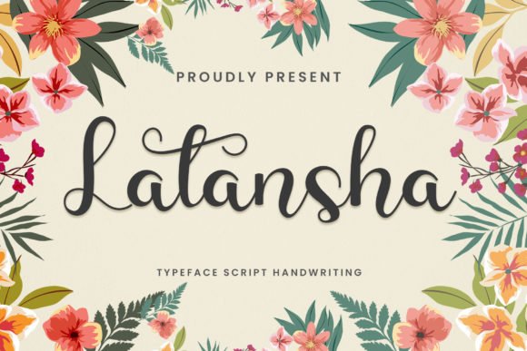 Latansha Font - Featured Image