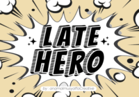 Late Hero Font - Featured Image