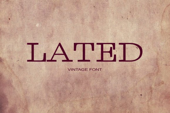 Lated Font - Featured Image