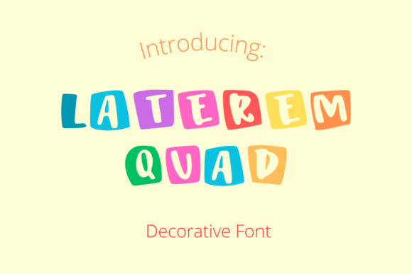 Laterem Quad Font - Featured Image