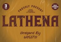 Lathena Font - Featured Image