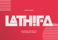 Lathifa Font - Featured Image