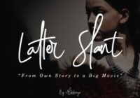 Latter Slant Font - Featured Image