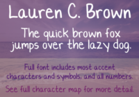 Lauren C. Brown Font - Featured Image