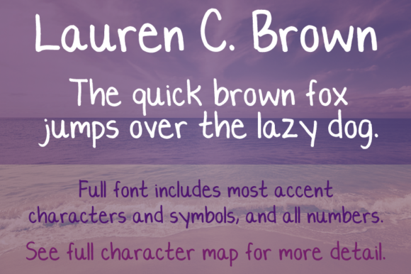 Lauren C. Brown Font - Featured Image