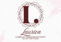 Laurion Monogram Font - Featured Image
