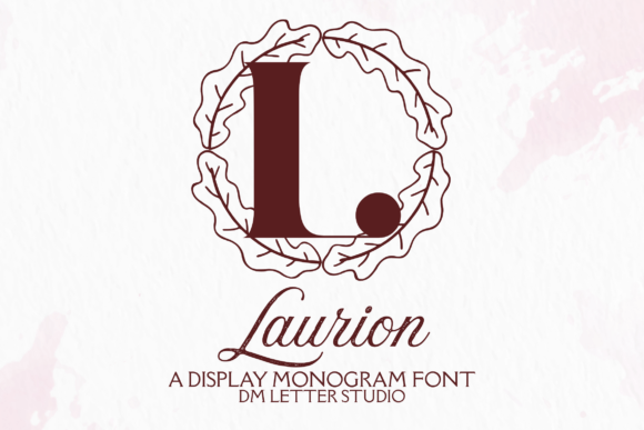 Laurion Monogram Font - Featured Image