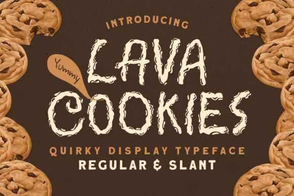 Lava Cookies Font - Featured Image