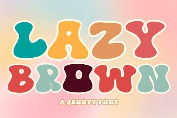 Lazy Brown Font - Featured Image