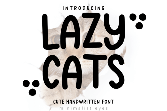 Lazy Cats Font - Featured Image