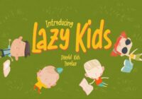 Lazy Kids Font - Featured Image