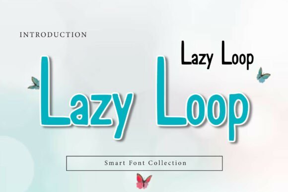 Lazy Loop Font - Featured Image