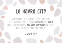 Le Havre City Font - Featured Image