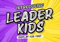 Leader Kids Font - Featured Image