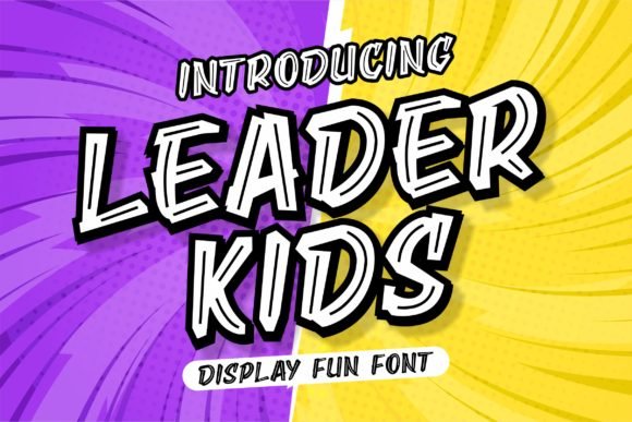 Leader Kids Font - Featured Image