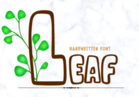 Leaf Font - Featured Image